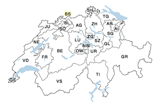 Kuriere in Schweizer Kantonen